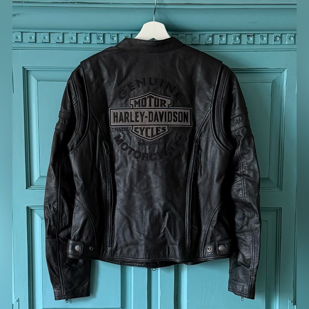 Women’s Harley Davidson Large Leather Jacket - Picture 2 of 10